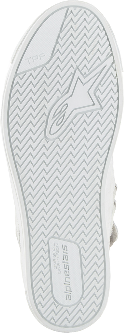 Alpinestars Stated Shoes White/Gray US 12 / EU 45.5 – Durable Urban Riding Footwear