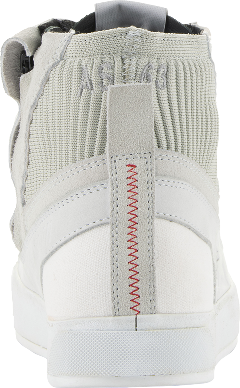 Alpinestars Stated Shoes White/Gray US 12 / EU 45.5 – Durable Urban Riding Footwear