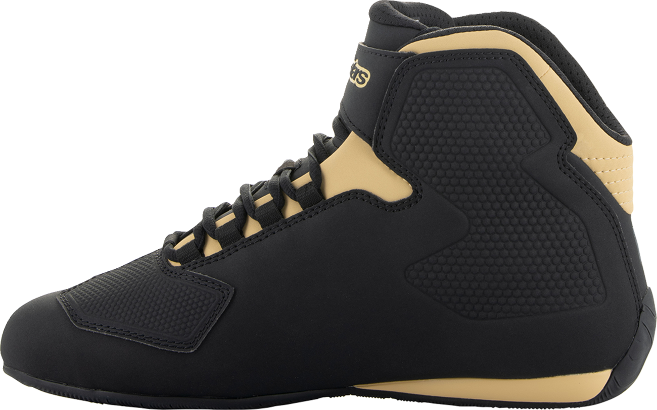 Alpinestars Stella Sektor Women's Shoes - Black and Champagne, US 11 / EU 43.5 (Part No. 2515719-1090-11)