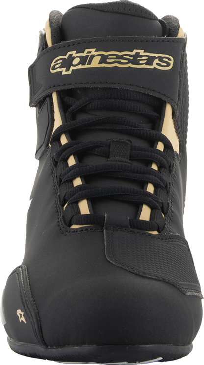 Alpinestars Stella Sektor Women’s Motorcycle Shoes - Black/Champagne US 42.5 / EU 42.5, Part 2515719-1090-10
