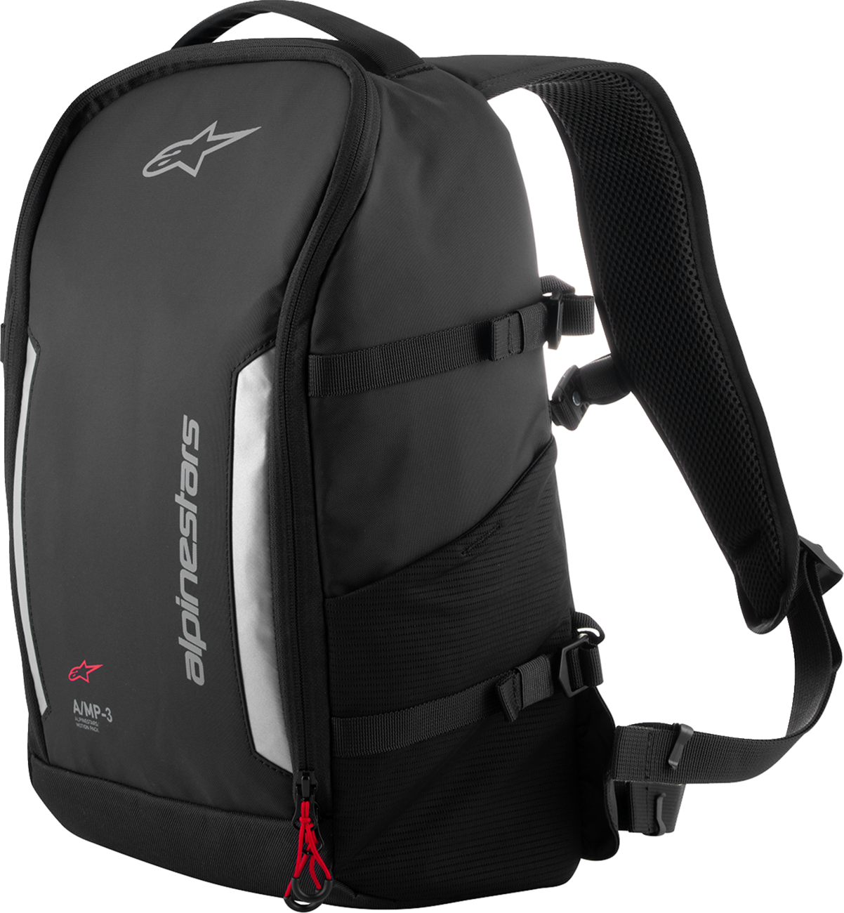 Alpinestars Amp-3 Backpack with Rain Cover - Black (Part Number 6100724-10)