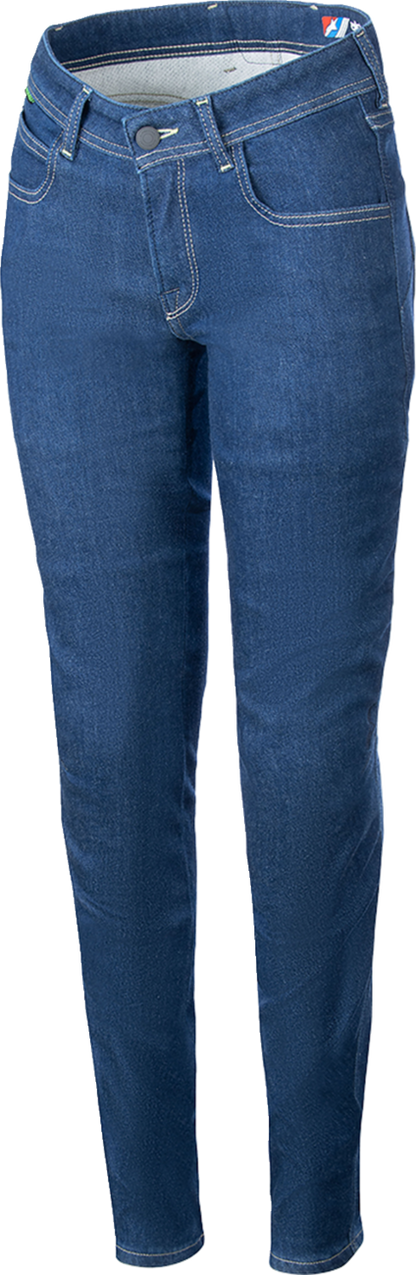 Alpinestars Daisy v3 Women's Riding Denim – Rinse Blue, US 34 / EU 48, Part 3338524-7202-34
