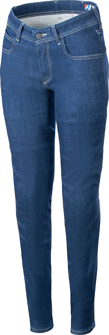 Alpinestars Daisy v3 Women's Riding Denim – Rinse Blue, US 34 / EU 48, Part 3338524-7202-34