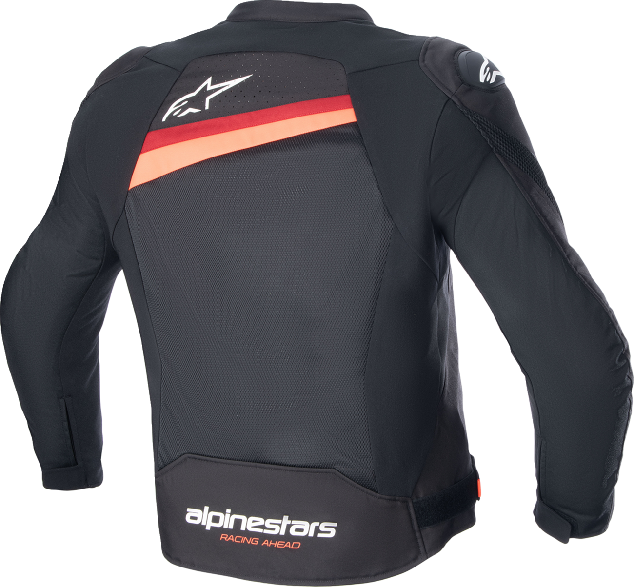 Alpinestars T-GP Plus R v4 Airflow Motorcycle Jacket - Black/Red Fluo, Small (Part #3300624-1030-S)