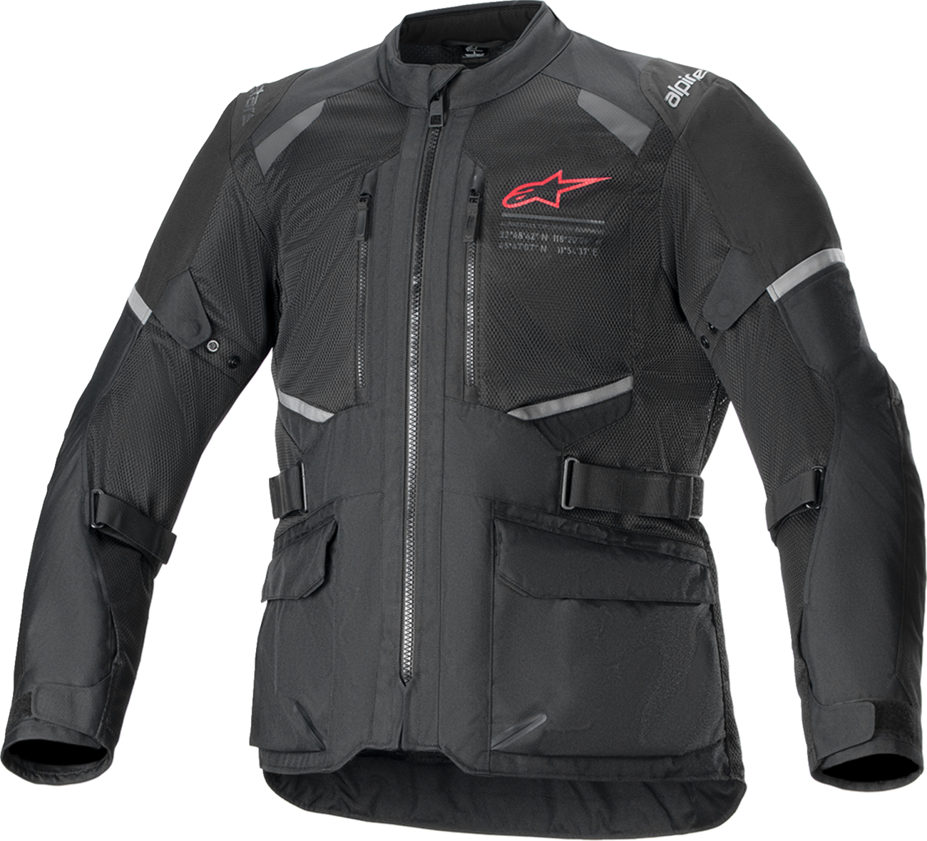 Alpinestars Andes Air Drystar® Jacket - Black, Size Large (Part #3207924-10-L)