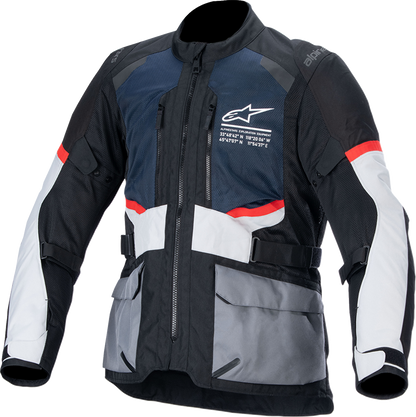 Alpinestars Andes Air Drystar® Jacket - Deep Blue/Black/Ice Gray, Large