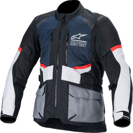 Alpinestars Andes Air Drystar® Jacket - Deep Blue/Black/Ice Gray, Medium