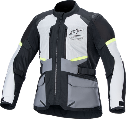 Alpinestars Andes Air Drystar® Jacket - Medium Ice Gray/Dark Gray/Black