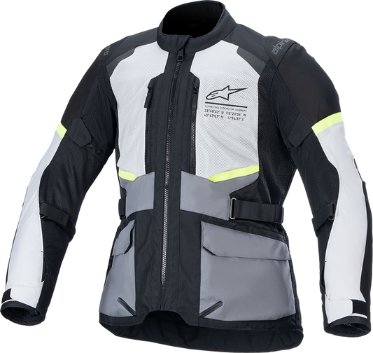 Alpinestars Andes Air Drystar® Jacket - Medium Ice Gray/Dark Gray/Black