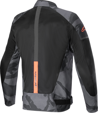 Alpinestars T-SP X Superair Jacket - Gray Camo/Red Fluo Medium (Part Number 3302022-9133-M)