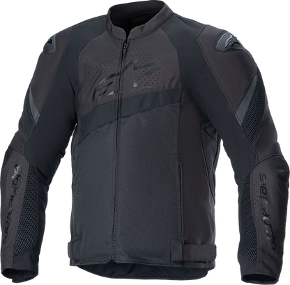 Alpinestars T-GP Plus R v4 Airflow Jacket Black/Black XL – High-Performance Motorcycle Riding Gear