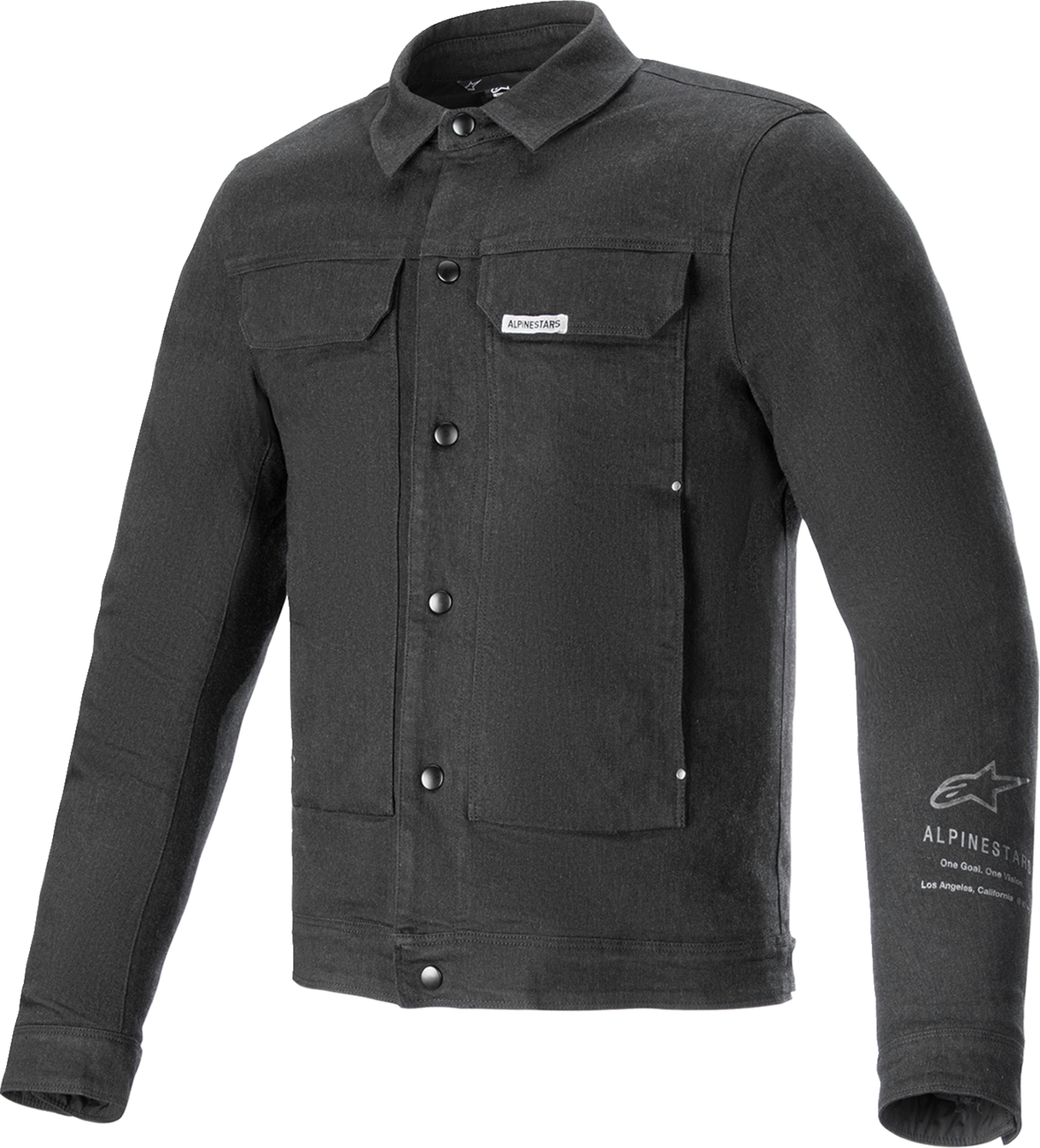 Alpinestars Garage Jacket - Smoke Gray 4XL - Modern Moto-Inspired Denim with Armor Protection