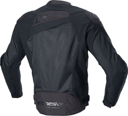 Alpinestars T-GP Plus R v4 Airflow Jacket Black/Black XL – High-Performance Motorcycle Riding Gear