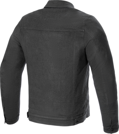 Alpinestars Garage Jacket - Smoke Gray, XL | Modern Urban Motorcycle Denim with Armor