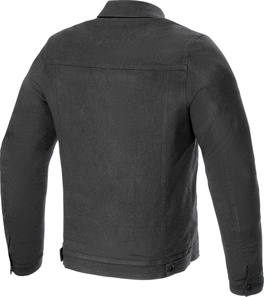 Alpinestars Garage Jacket - Smoke Gray, Size Medium - Modern Motorcycle-Inspired Denim with Armor Protection
