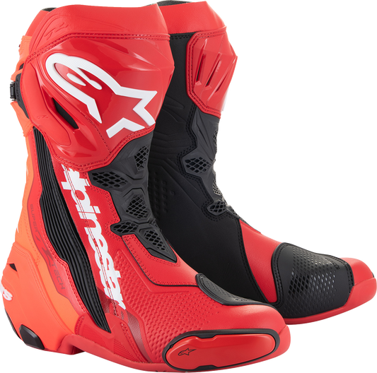 Alpinestars Supertech R Boots - Red, US 12.5 / EU 48 (Part Number 2220021-3029-48)