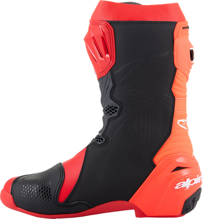 Alpinestars Supertech R Boots - Red, US 12.5 / EU 48 (Part Number 2220021-3029-48)