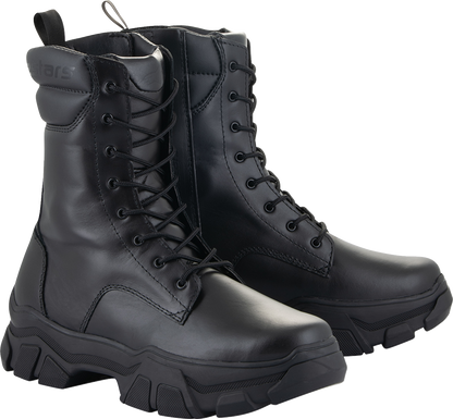 Alpinestars Women's Ava Boots Black EU 43 - Durable Leather Motorcycle Footwear with Impact Protection
