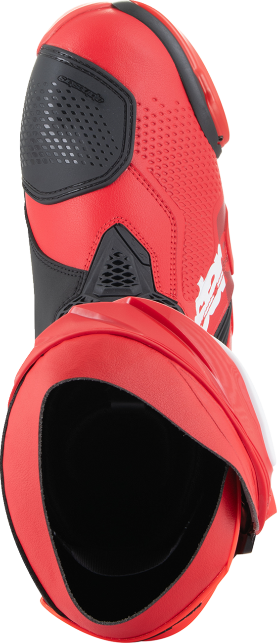 Alpinestars Supertech R Boots - Red, US 12.5 / EU 48 (Part Number 2220021-3029-48)
