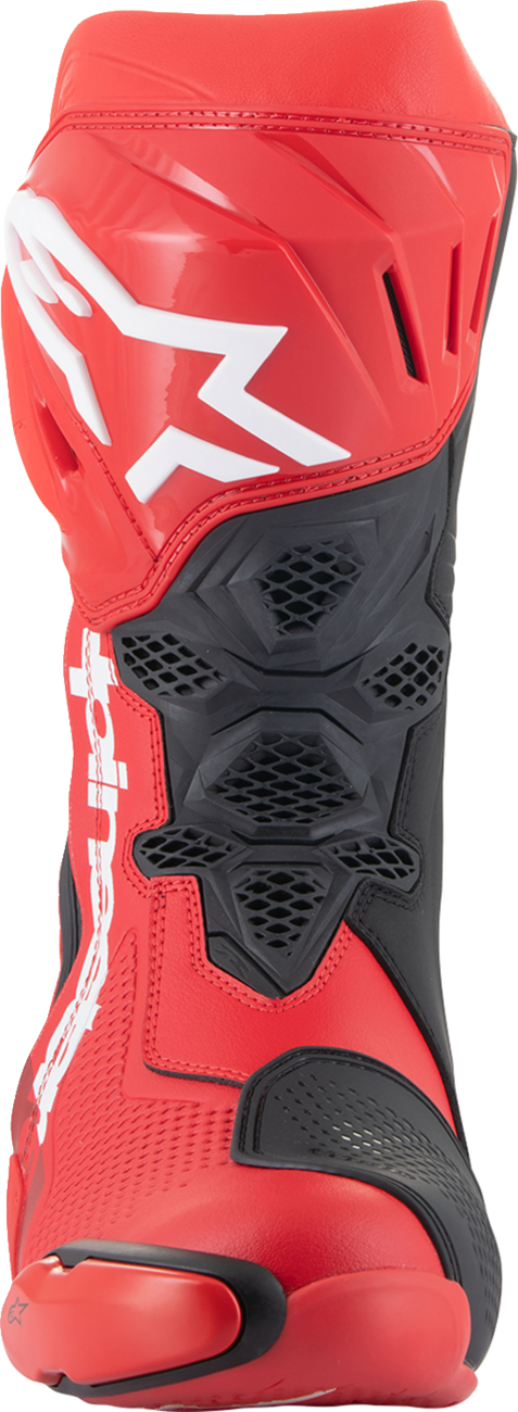 Alpinestars Supertech R Boots - Red, US 12.5 / EU 48 (Part Number 2220021-3029-48)