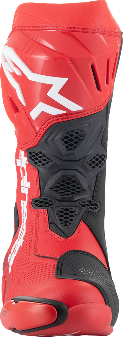 Alpinestars Supertech R Boots - Red, US 12.5 / EU 48 (Part Number 2220021-3029-48)