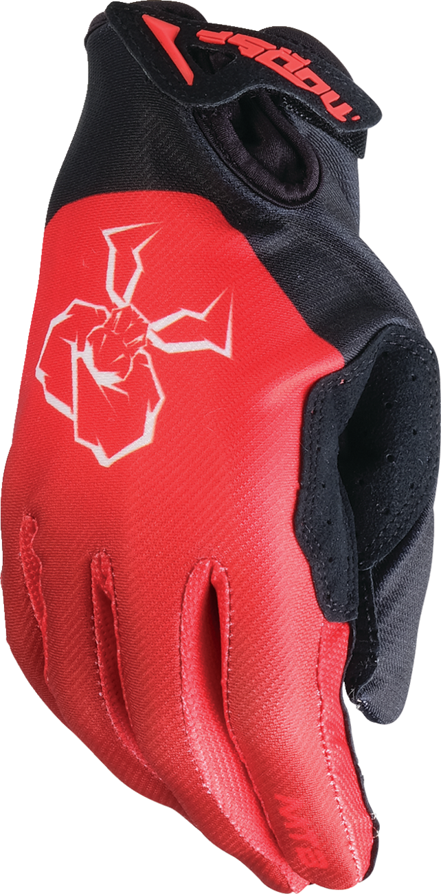 MOOSE OFFROAD MTB Gloves - Red, Size XL - Part #3330-7633
