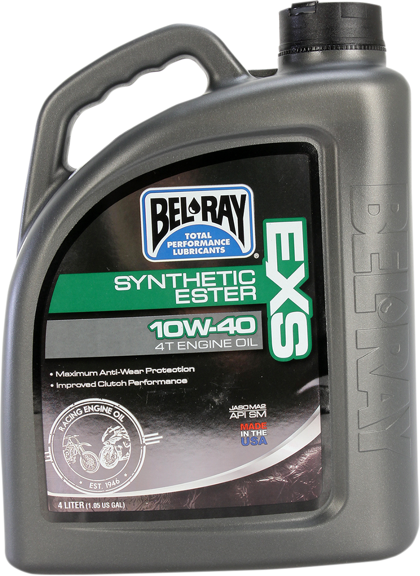 BEL-RAY EXS Synthetic 4T Oil 10W-40 - 4L by BEL-RAY, Part Number 99161-B4LW