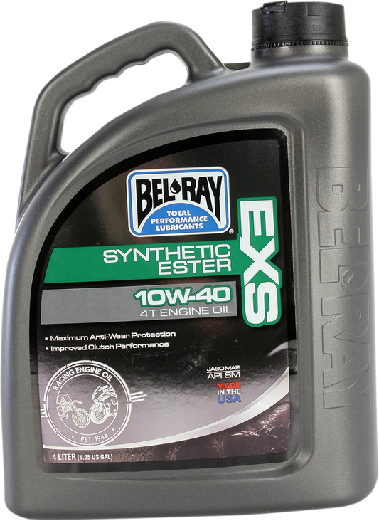 BEL-RAY EXS Synthetic 4T Oil 10W-40 - 4L by BEL-RAY, Part Number 99161-B4LW
