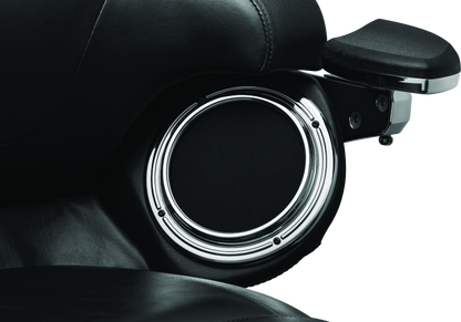 Kuryakyn Corona Speaker Grills Chrome for Harley-Davidson Touring Models