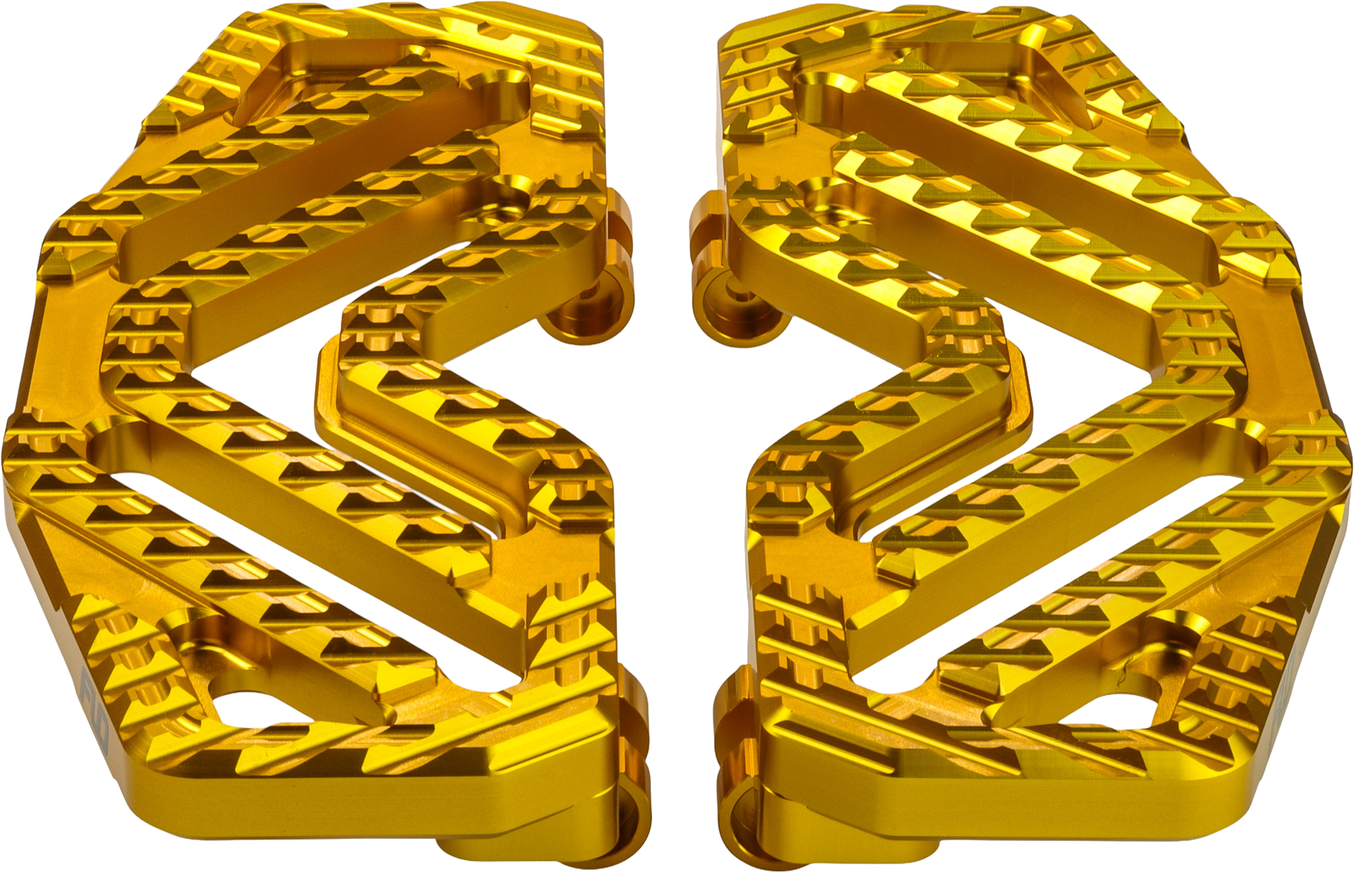 FLO MOTORSPORTS Savage Floorboards Gold V-800V5GLD for Enhanced Motorcycle Comfort and Style