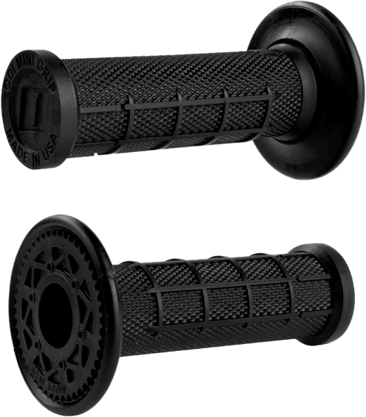 ODI Mini MX Half Waffle Grips Black - Part H01MMB for 50cc Off-Road Bikes