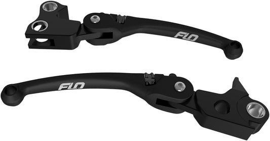 FLO Motorsports Mx Style Lever Set Black for Harley Davidson 2017 FLHTKL, FLTRXS, FLHR, FLHTCU, FLHTK, FLHX, FLHXSE, FLTR, FLTRU, FLHXS