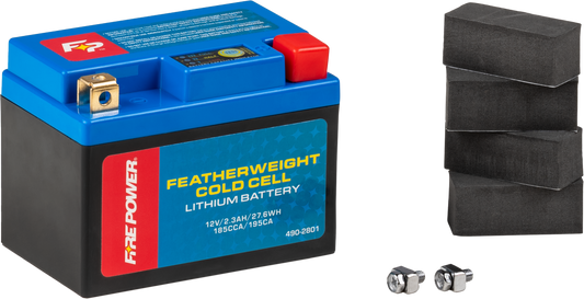 Fire Power Lithium Battery Cold Cell 185 CCA HJTZ7S-FP-B-C for Cold Weather Applications