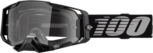 100-Percent Armega Goggle with Clear Lens – Premium MX Eye Protection