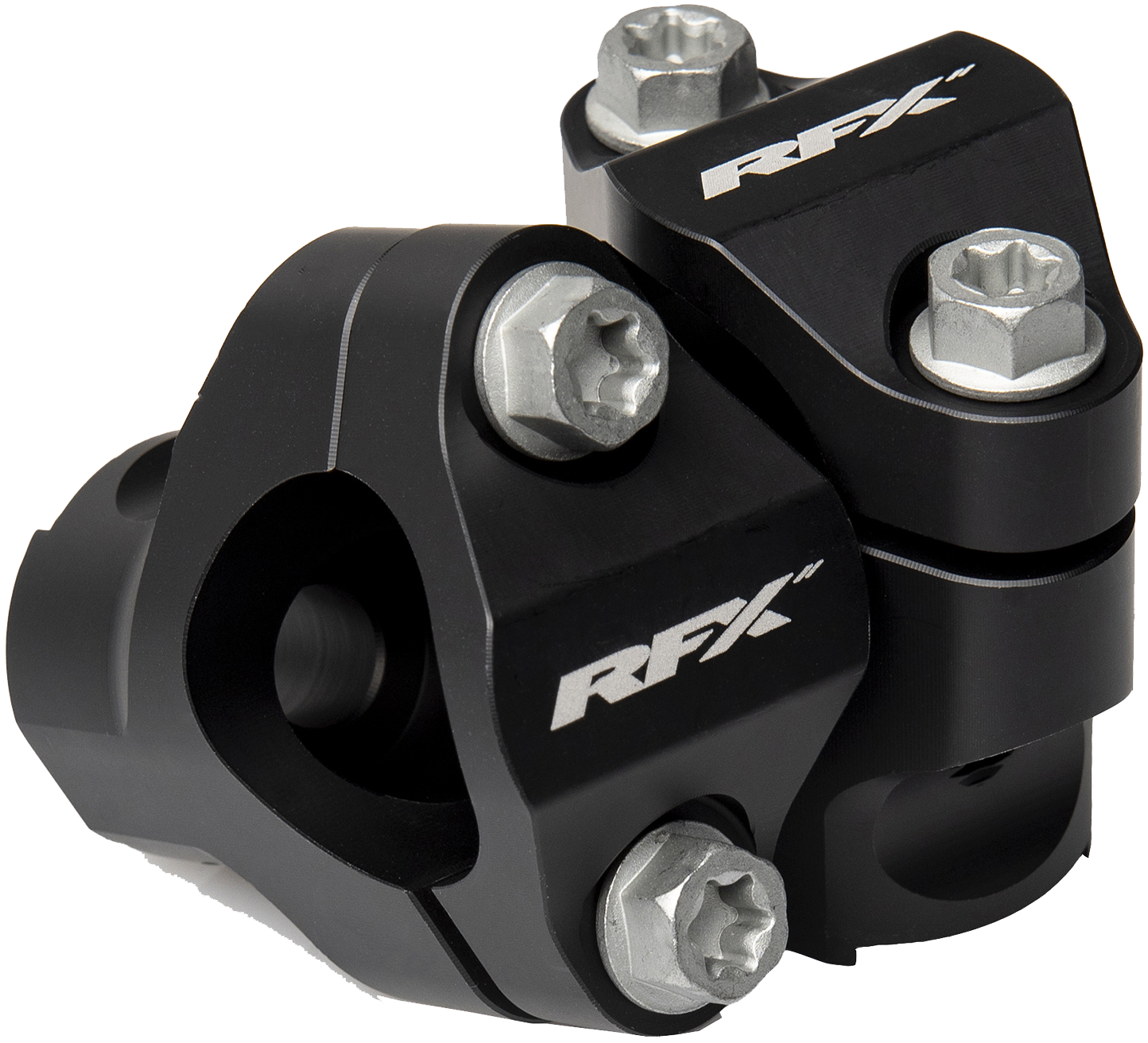 RFX FXHM 50128 55BK Handlebar Mount Kit for KTM and Husqvarna Bikes - 1 1/8" Black