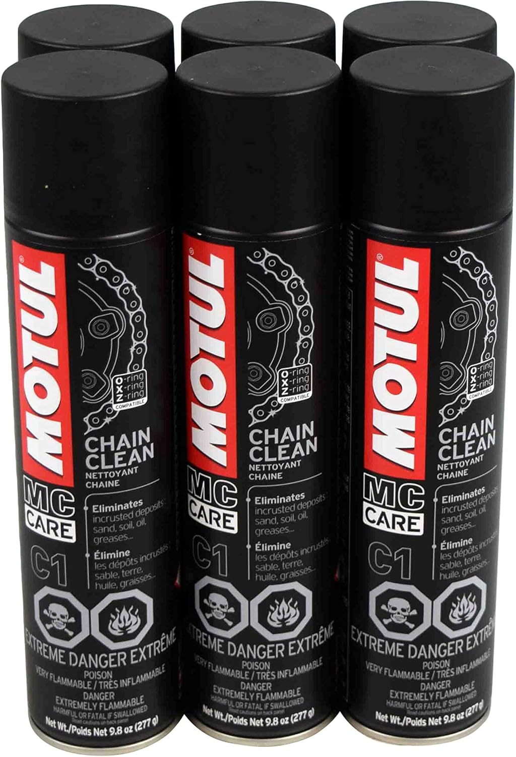 Motul C1 Chain Clean 6pk 9.8oz 111818