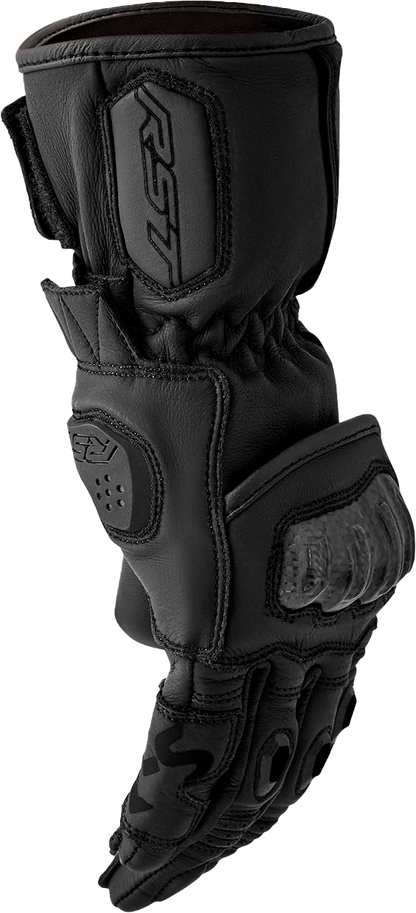 RST Women's S1 Black Leather Gloves - Size Small