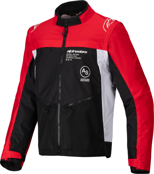 Alpinestars Pro-Dura Jacket Black/Bright Red/White Sz Lg