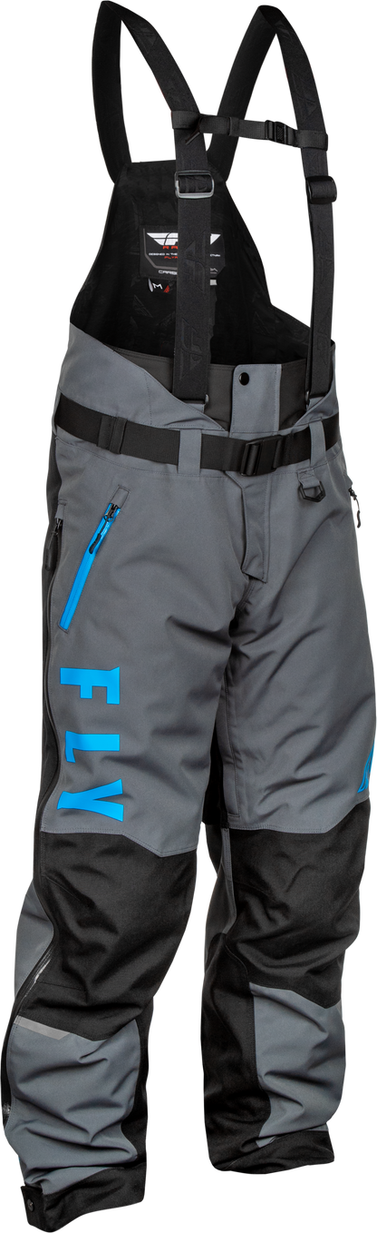 Fly Racing Carbon Bib Grey and Blue - Model 470-62052X