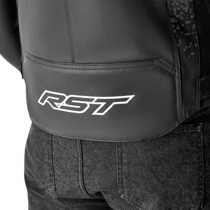 RST Supersport K D3O Leather Motorcycle Jacket - Black, Large
