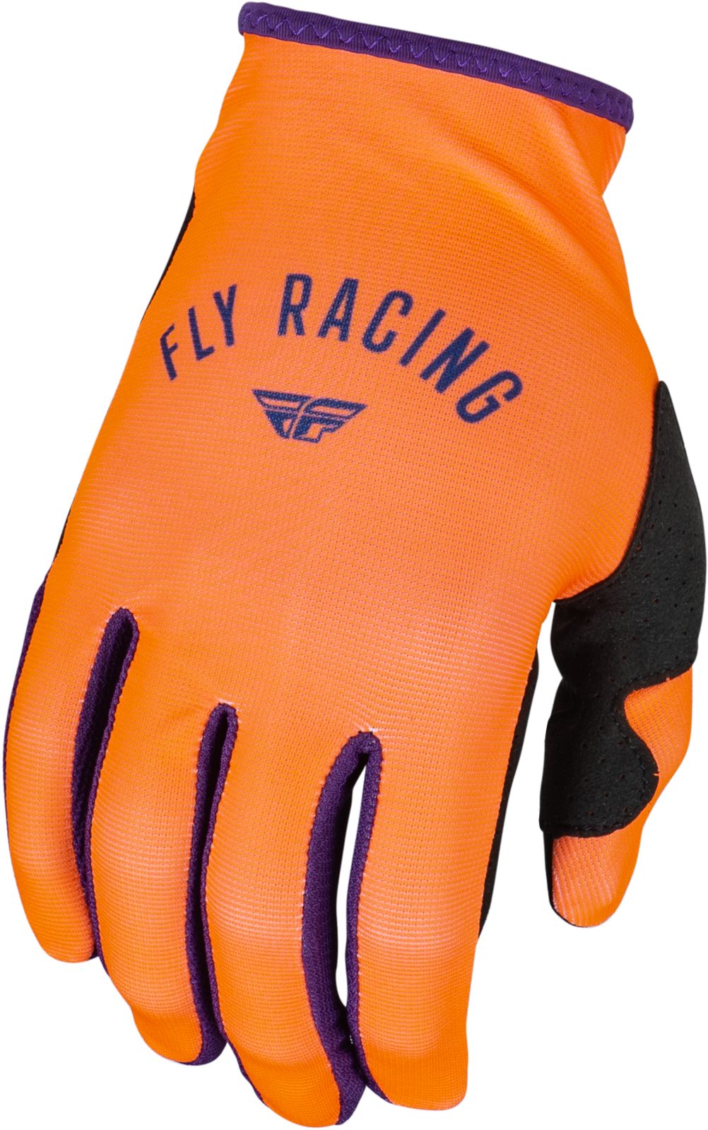 Fly Racing Women's Lite Gloves Neon Coral / Deep Purple, Part Number 377-611M