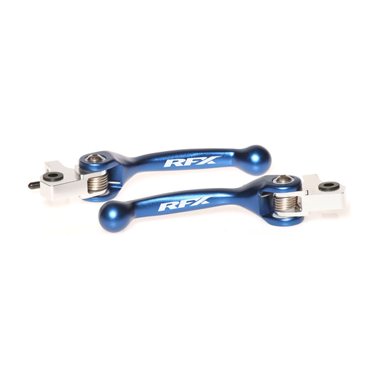 RFX Flexible Lever Set Blue for KTM, Husqvarna, and Gas Gas - Part Number FXFL 50600 55BU