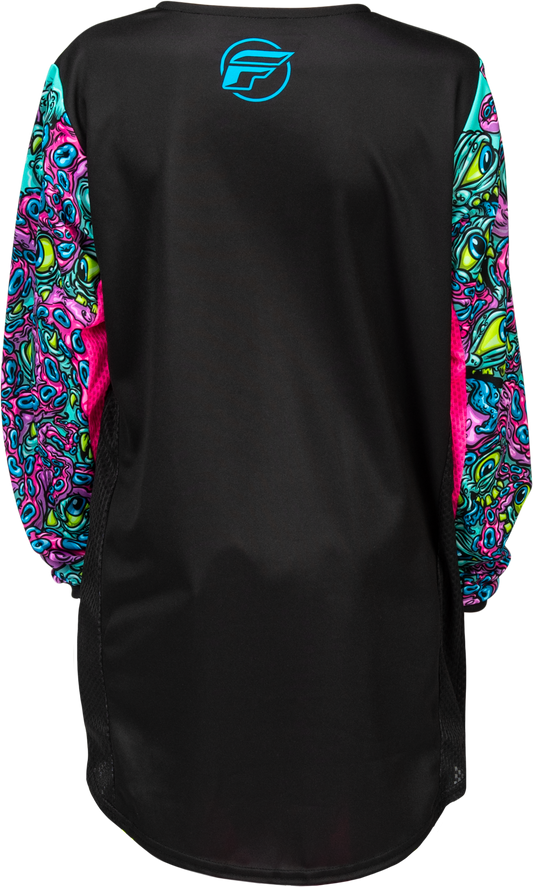 FLY RACING YOUTH KINETIC MUTANT JERSEY BLACK/MULTI YXL'YXL