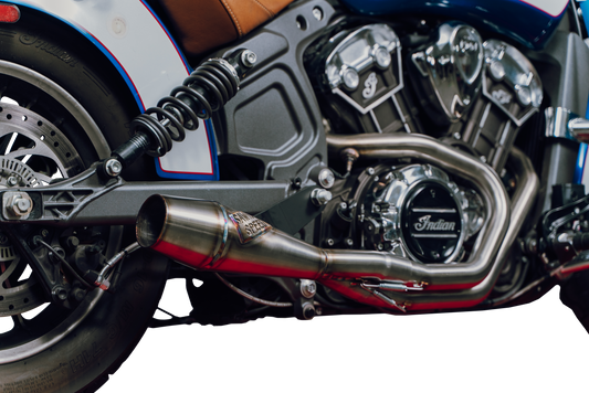 Indian Scout Shorty Cannon Exhaust