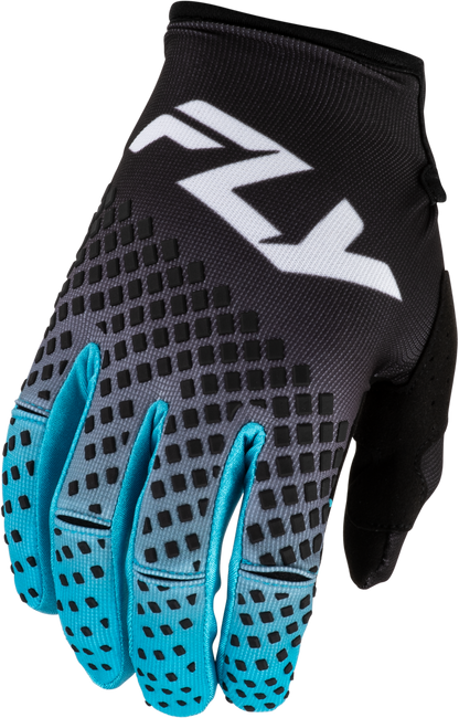 Kinetic Fade Gloves Black/Blue/White 3x