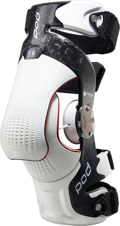 POD K8 3.0 Knee Brace Carbon (Left) - Lightweight and Adaptive Support with Impact Protection