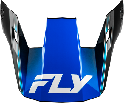 Fly Racing Rayce Repeat Helmet Visor Black and Blue for Sizes XS-LG