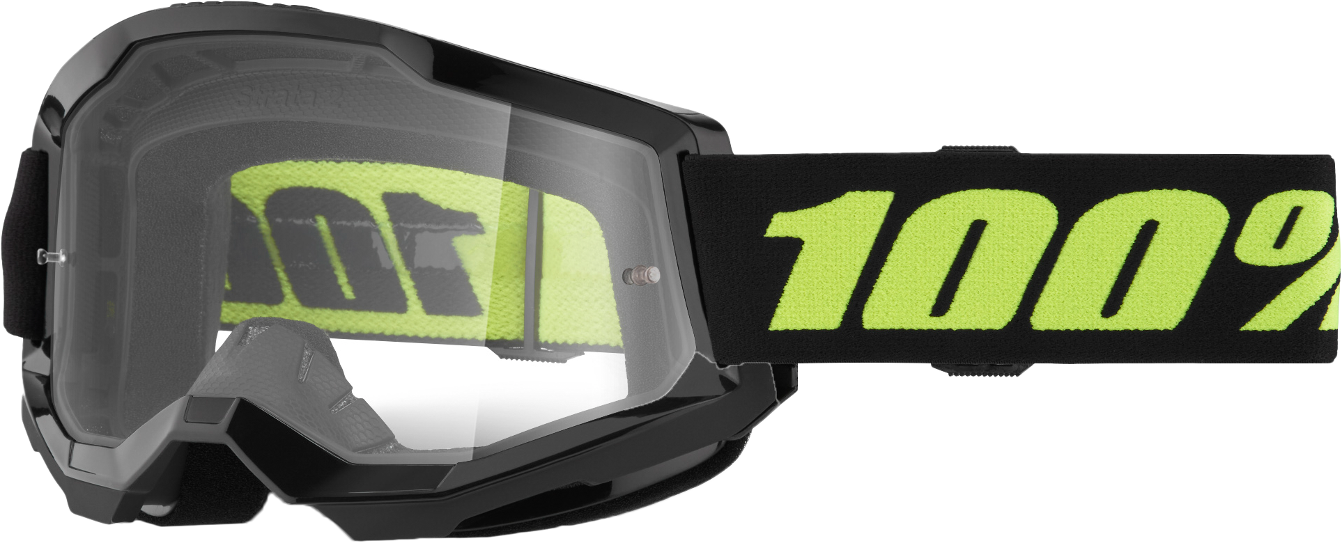 100-Percent Strata 2 Goggle Solar Eclipse Clear Lens - Performance MTB & Trail Riding Eyewear