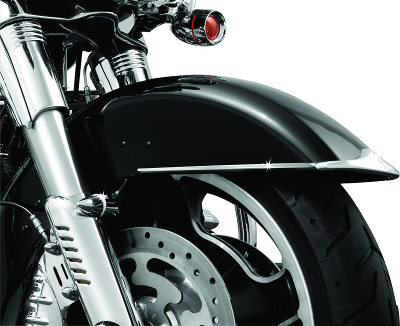 Kuryakyn Front Fender Side Trim Chrome for Harley Davidson Touring Models