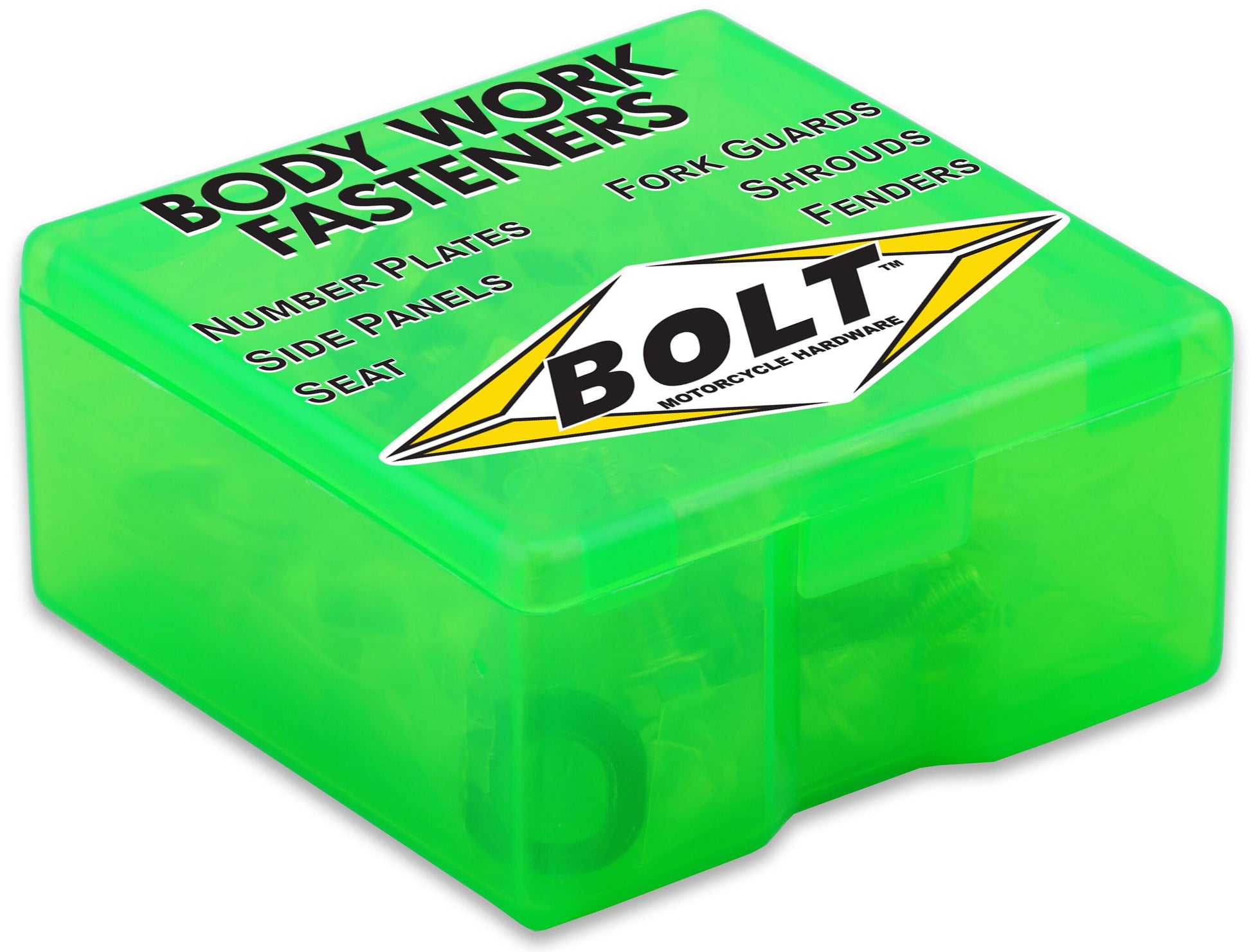BOLT OEM Full Plastic Fastener Kit for Kawasaki KX65 (2000-2008) - Part #KAW-001765
